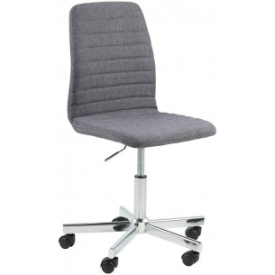 Amanda grey upholstered office chair Actona