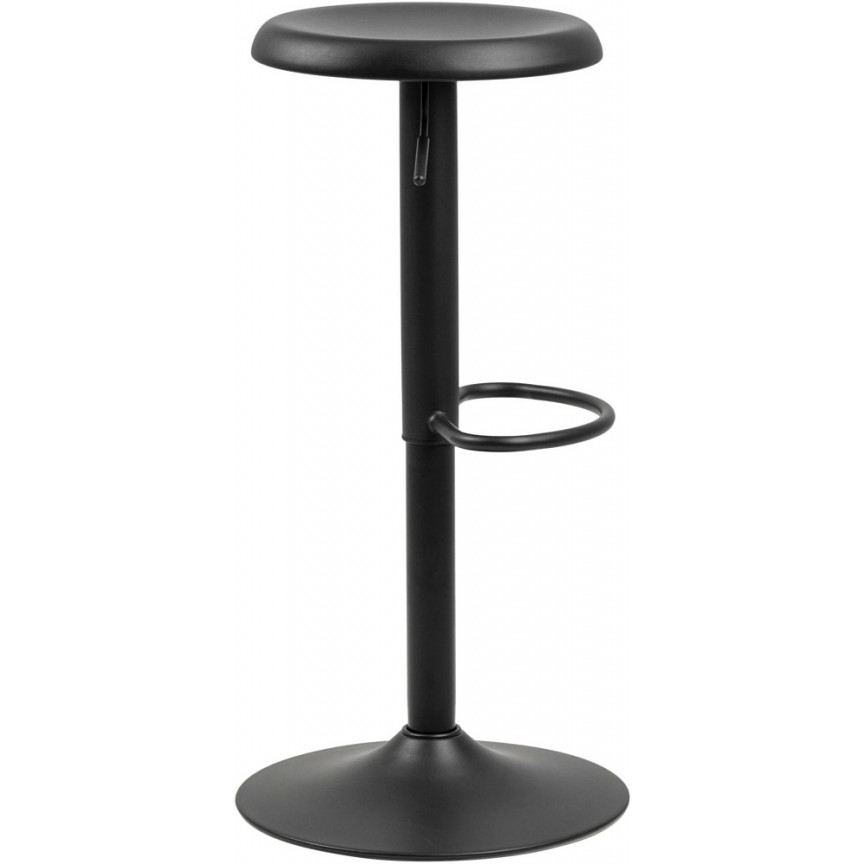 Designer Finch black adjustable bar stool Actona for kitchen