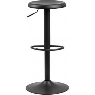 Finch black adjustable bar stool Actona