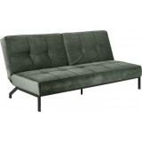 Stylowa Sofa rozkładana 3 osobowa Perugia zielona Actona do pokoju młodzieżowego.