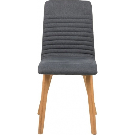 Arosa anthracite upholstered wooden chair Actona