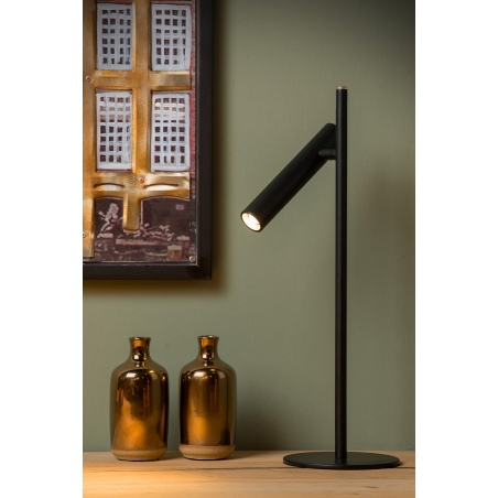 Stylowa Lampa biurkowa Philon LED Czarna Lucide na biurko od BlowUpDesign.pl