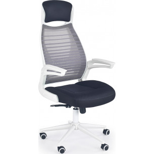 Franklin black mesh office chair with headrest Halmar