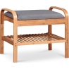 ST-12 wooden hall bench with upholstered seat Halmar