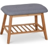 ST-14 wooden hall bench with upholstered seat Halmar