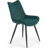 K388 dark green velvet chair Halmar