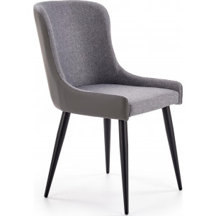 K333 grey upholstered chair Halmar