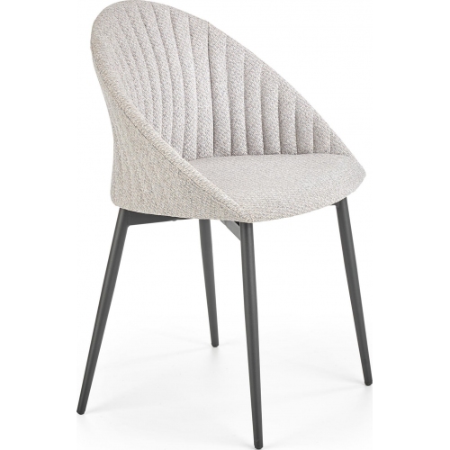 K357 grey upholstered chair Halmar