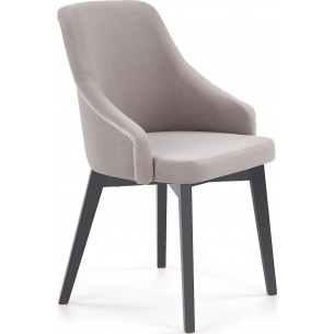 Toledo II graphite upholstered chair Halmar