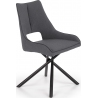 K409 grey upholstered chair Halmar
