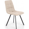 K402 beige quilted upholstered chair Halmar