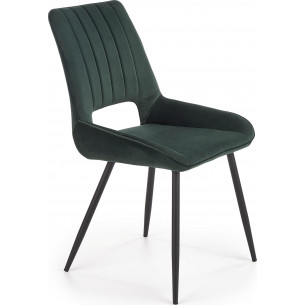 K404 dark green velvet chair Halmar