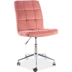 Q020 pink quilted office chair Signal
