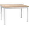 Adam 100x60 oak&amp;white scandinavian dining table Signal