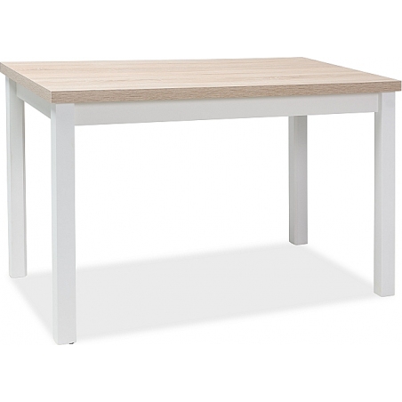 Great Petitioner is more than Adam 100x60 sonoma oak&white scandinavian dining table Signal