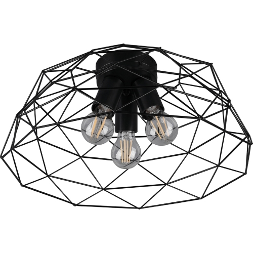 Haval 45 black wire ceiling lamp Trio