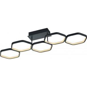 Stylowa Lampa sufitowa Vigo 90 Led Antracyt Trio do salonu i kuchni. 2
