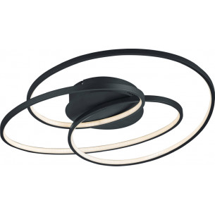 Gale 60 Led black modern ceiling lamp Trio