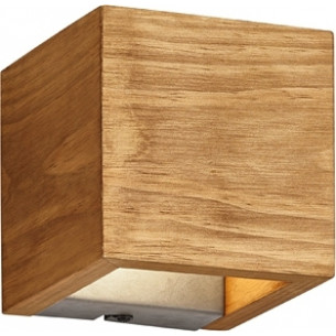 Brad Led natural wooden wall lamp Trio