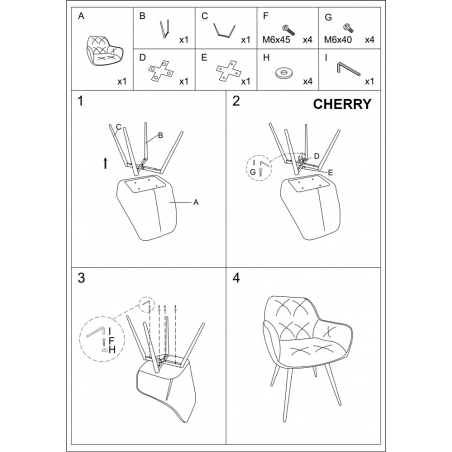 Cherry Velvet curry quilted velvet chair Signal