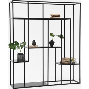 Object009 160 black industrial shelving unit NG Design