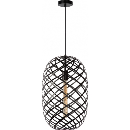 Wolfram 32 black wire pendant lamp Lucide