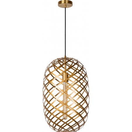 Wolfram 32 brass wire pendant lamp Lucide