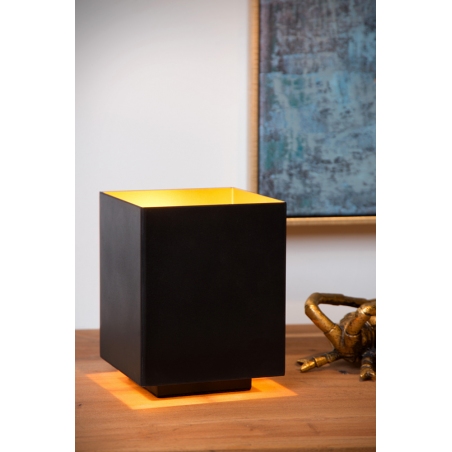 Suzy Square black table lamp Lucide