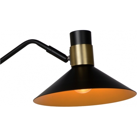 Pepijn 108 black semi flush ceiling light with adjustable arm Lucide