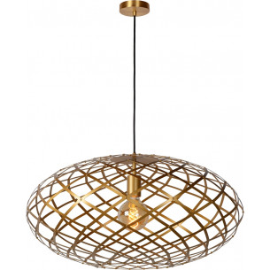 Wolfram 65 brass wire pendant lamp Lucide