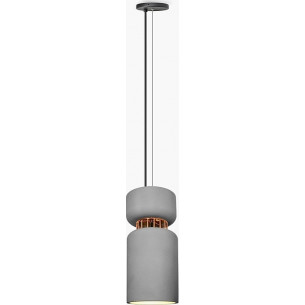 Aludra 16 dark grey concrete pendant lamp Lumatix