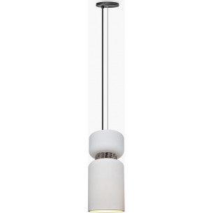 Aludra 16 white gypsum pendant lamp Lumatix