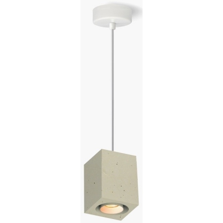 Kanopus I light grey concrete pendant lamp Lumatix