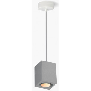 Kanopus I dark grey concrete pendant lamp Lumatix