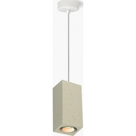 Kanopus II light grey concrete pendant lamp Lumatix