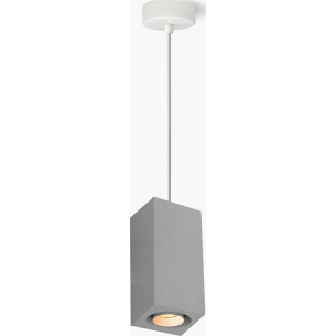 Kanopus II dark grey concrete pendant lamp Lumatix