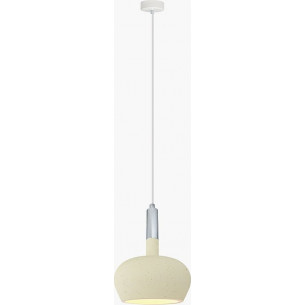 Rigel 17 light grey concrete pendant lamp Lumatix