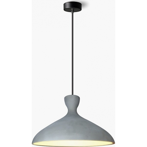 Shaula 40 dark grey concrete pendant lamp Lumatix