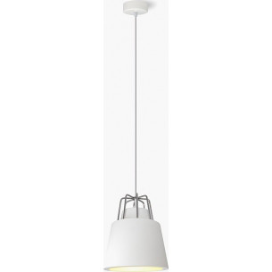 Tiaki 16 white gypsum pendant lamp Lumatix