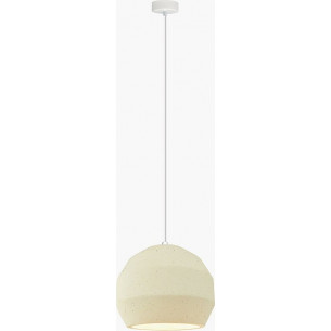 Wezen 19 light grey concrete pendant lamp Lumatix