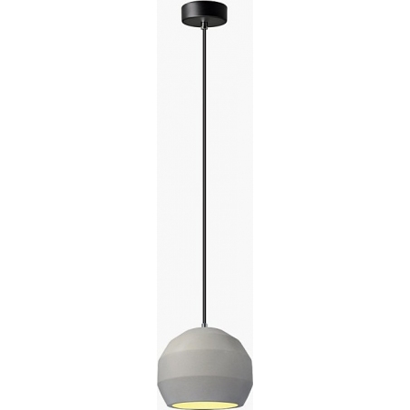 Wezen 19 dark grey concrete pendant lamp Lumatix