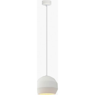 Wezen 19 white gypsum pendant lamp Lumatix