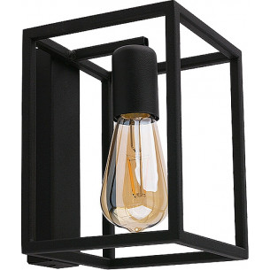 Crate black industrial wall lamp Nowodvorski