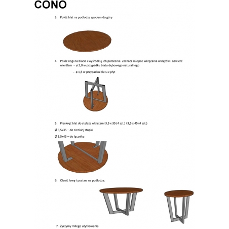 Cono 60 oak wooden coffee table Signal
