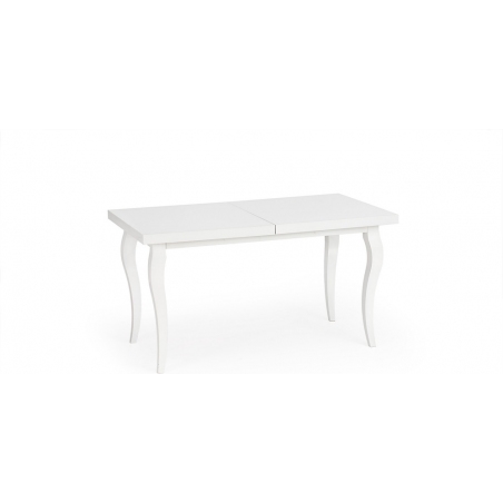 Mozart 140x80 white extending dining table Halmar