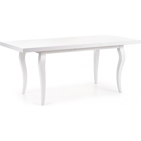 Stylowy Stół prostokątny rozkładany Mozart 140x80 Biały Halmar do jadalni, kuchni i salonu.
