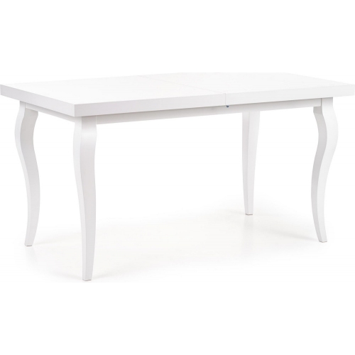 Stylowy Stół prostokątny rozkładany Mozart 140x80 Biały Halmar do jadalni, kuchni i salonu.