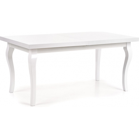 Stylowy Stół rozkładany Mozart 160x90 Biały Halmar do jadalni, kuchni i salonu.