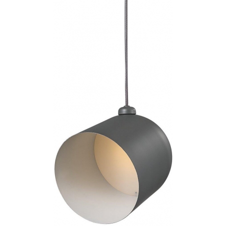 Designerska Lampa wisząca loft Angle LED Szara DFTP do salonu i sypialni.