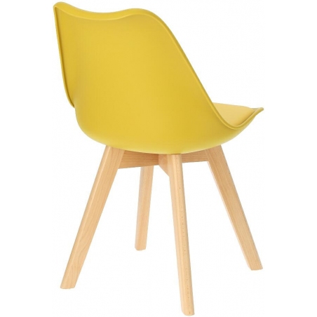 Norden Cross yellow scandinavian cushion chair Intesi